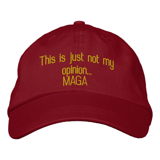 Gorra de béisbol bordada MAGA (Anverso)