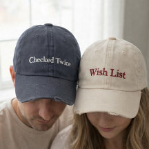 Gorra de béisbol bordada para pareja