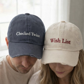 Gorra de béisbol bordada para pareja