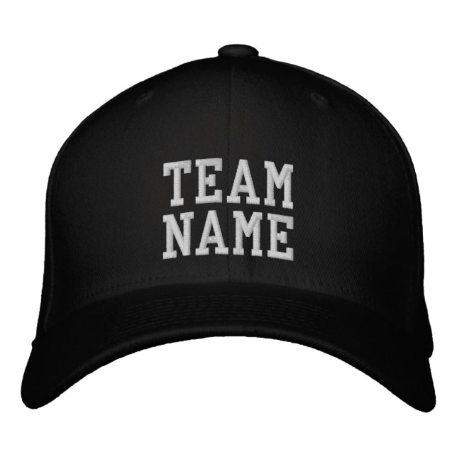 Gorra de béisbol bordada personalizada con nombre  (Anverso)