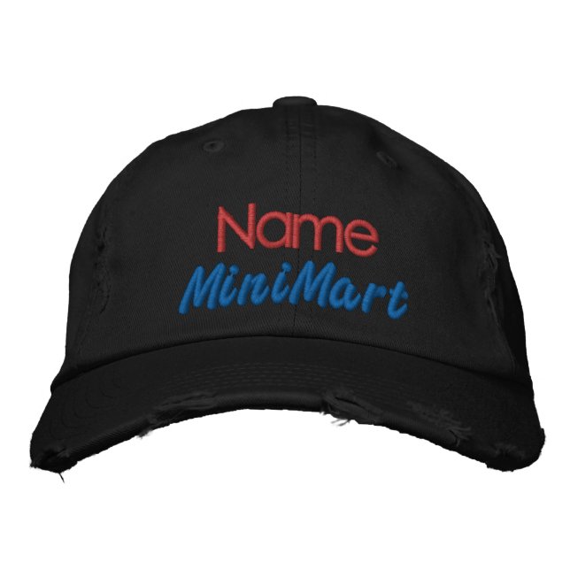 Gorra de béisbol bordada personalizada para empres (Anverso)