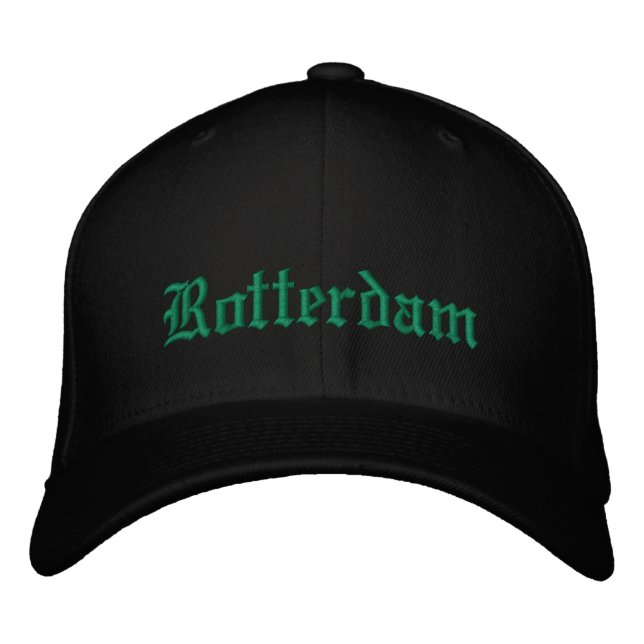 Gorra de béisbol bordada Rotterdam 010 (Anverso)