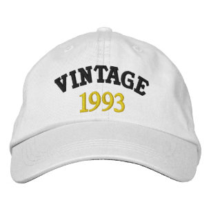 Gorra de béisbol bordada vintage personalizada