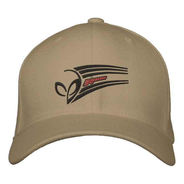 Gorra de béisbol bordado de mascota alienígena (Anverso)