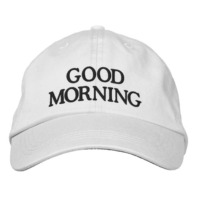 Gorra de béisbol - Buenos días (Anverso)