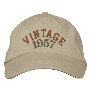 Gorra de béisbol con barrido de Año Vintage