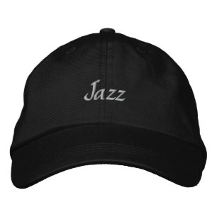 Gorra de béisbol con bordado de jazz