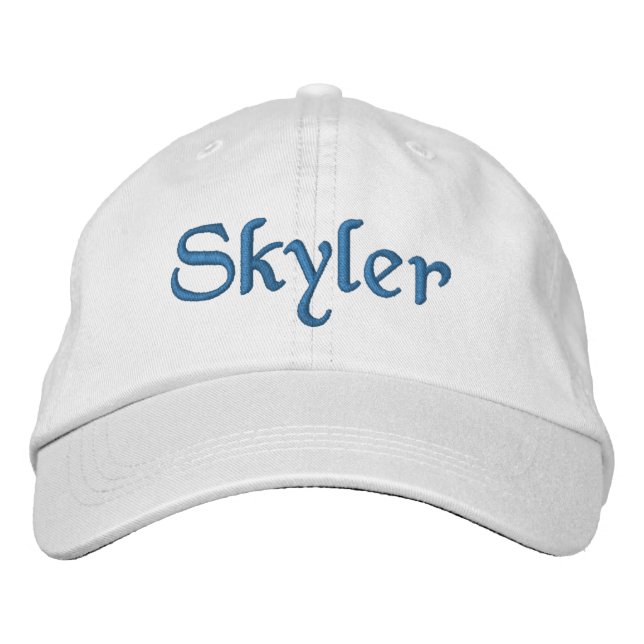 Gorra de béisbol con bordado de Skyler / azul Gorr (Anverso)