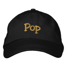 Gorra de béisbol con bordado personalizado pop / G