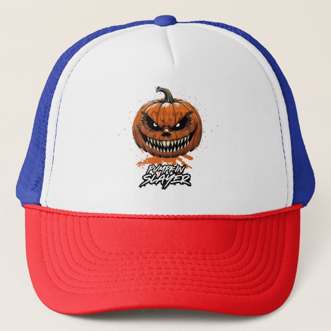 Gorra de Béisbol de Halloween Pumpkin Slayer (Anverso)