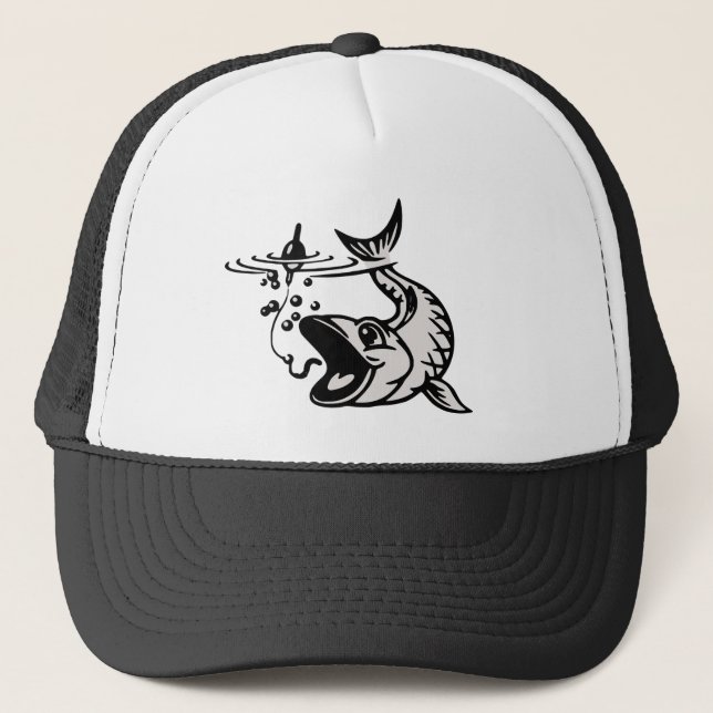 GORRA DE BÉISBOL de la PESCA del pescador (Anverso)