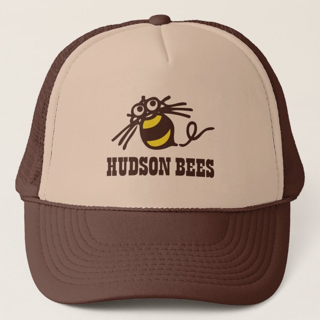 Gorra de béisbol de las abejas del Hudson (Brown) (Anverso)