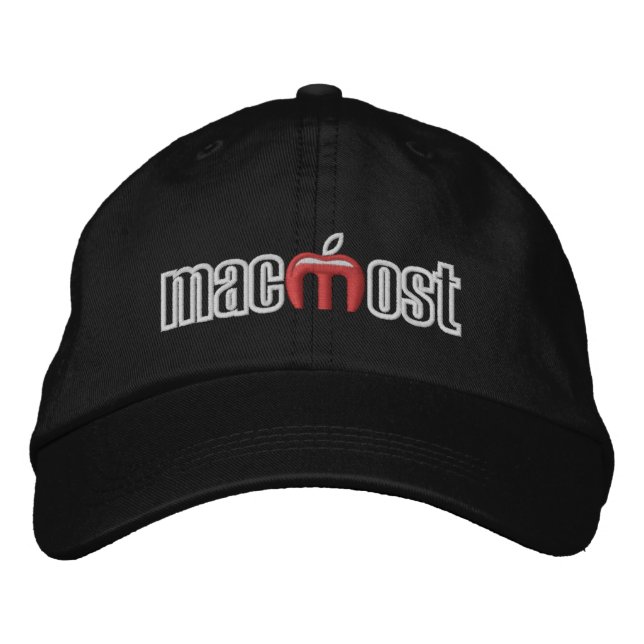 Gorra de béisbol de MacMost (Anverso)