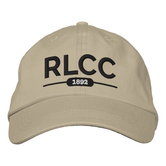 Gorra de béisbol de RLCC con bordado (Anverso)