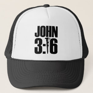 Gorra de béisbol del 3:16 de Juan