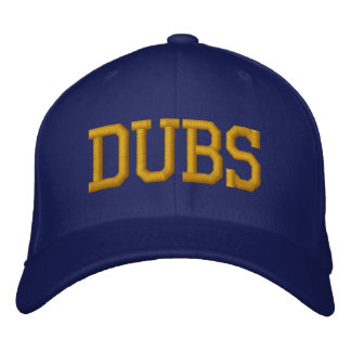 Gorra de béisbol "DUBS" - Azul y Oro