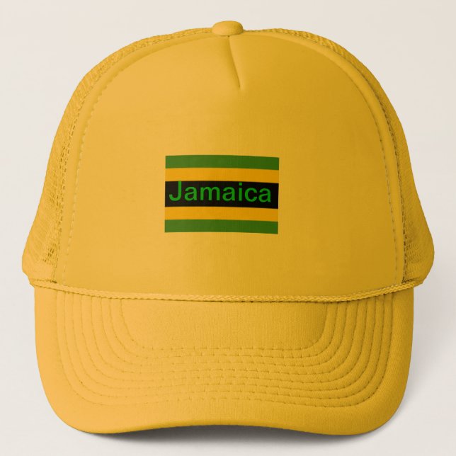 Gorra de béisbol jamaicana de los colores (Anverso)