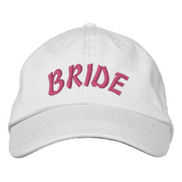 Gorra de béisbol personalizada para novia con bord
