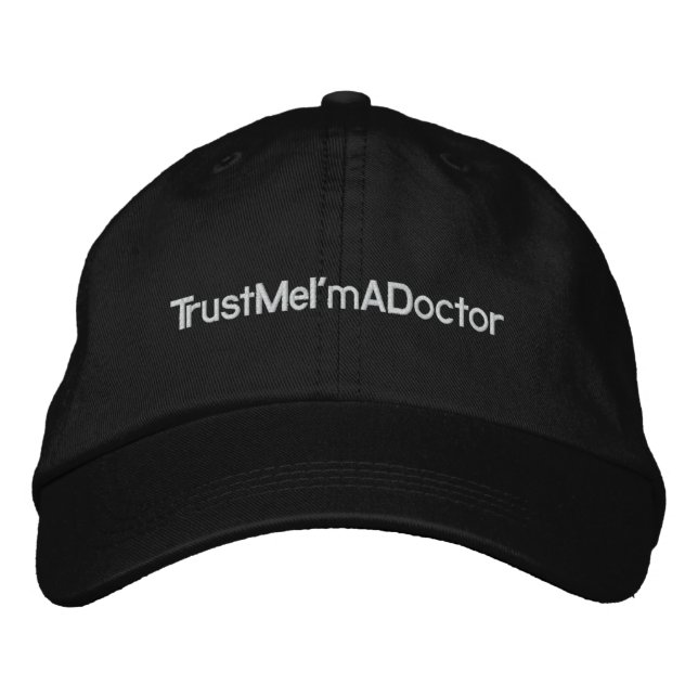 Gorra de béisbol TrustMeI mADoctor (Anverso)