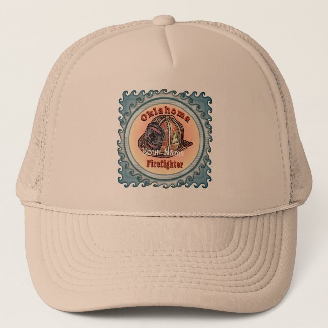 Gorra de bomberos de Oklahoma (Anverso)