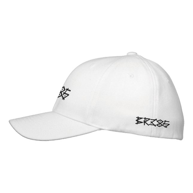 GORRA de bordado blanco BR385 (Izquierda)