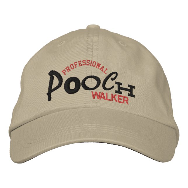Gorra de Bordado profesional de POOCH Walker (Anverso)