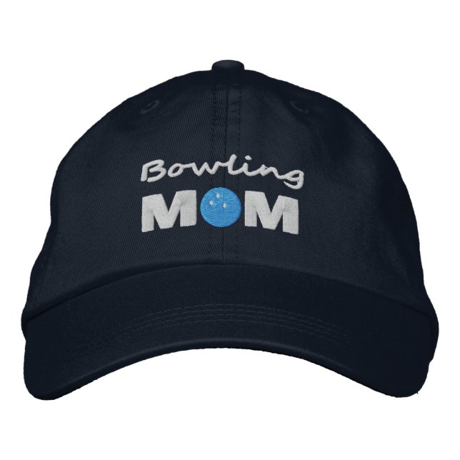 Gorra de Bowling Mom Embroidered (Anverso)
