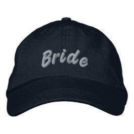 Gorra de brigada bordada, Boda de novia Personaliz