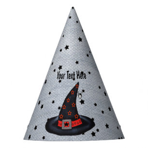 Gorra de brujas negro hebilla plateada cute estrel