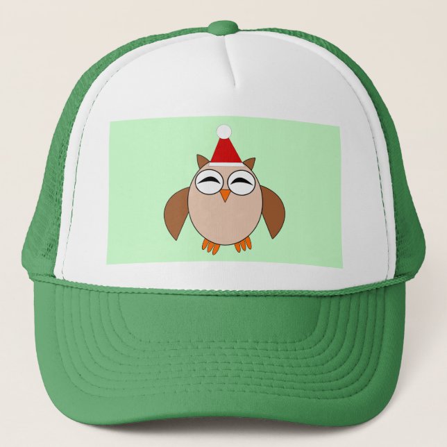 Gorra de búho de Navidades curados (Anverso)