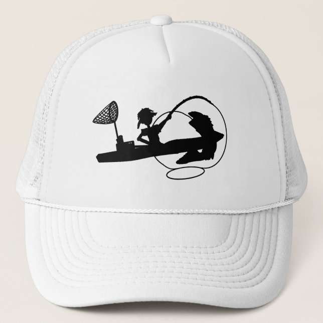 Gorra de Camión de Béisbol de Silueta Negra (Anverso)