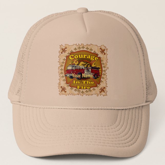 Gorra de camión de bomberos de valor (Anverso)