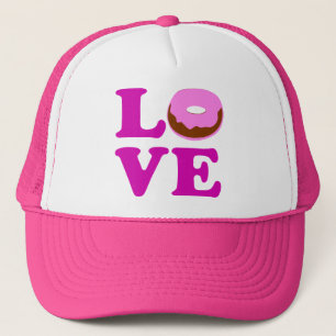 Gorra De Camionero ღ ♥・ Love Donut Stylish Guay Trucker Hat♥ ღ