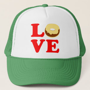 Gorra De Camionero ღ ♥・ Love Donut Stylish Guay Trucker Hat♥ ღ
