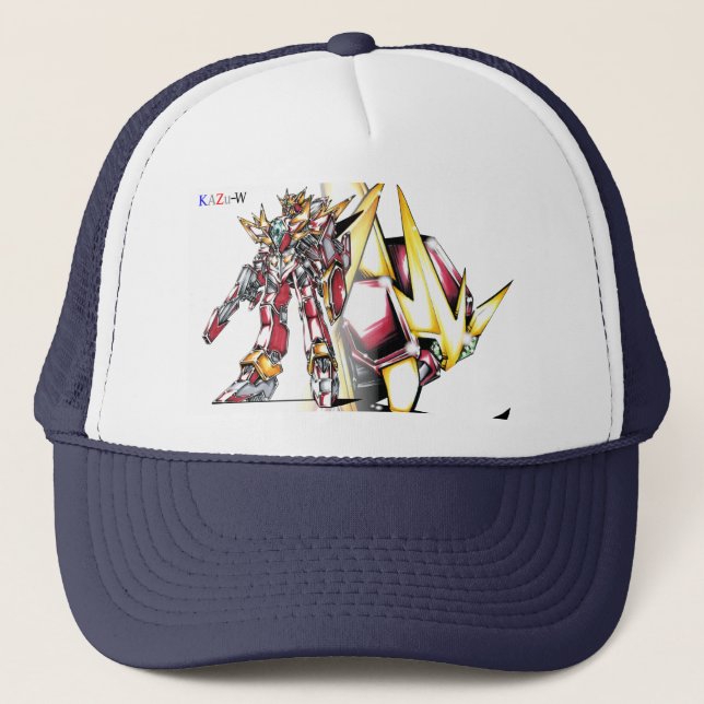 Gorra De Camionero 作 品 番 号00008 "赤 色 英 snihtsni"" (Anverso)