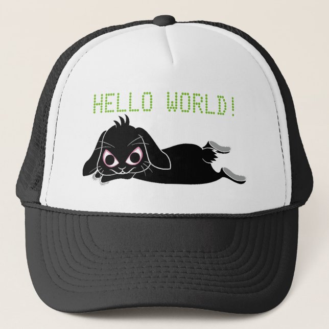 GORRA DE CAMIONERO 垂れ耳黒兎 (Anverso)