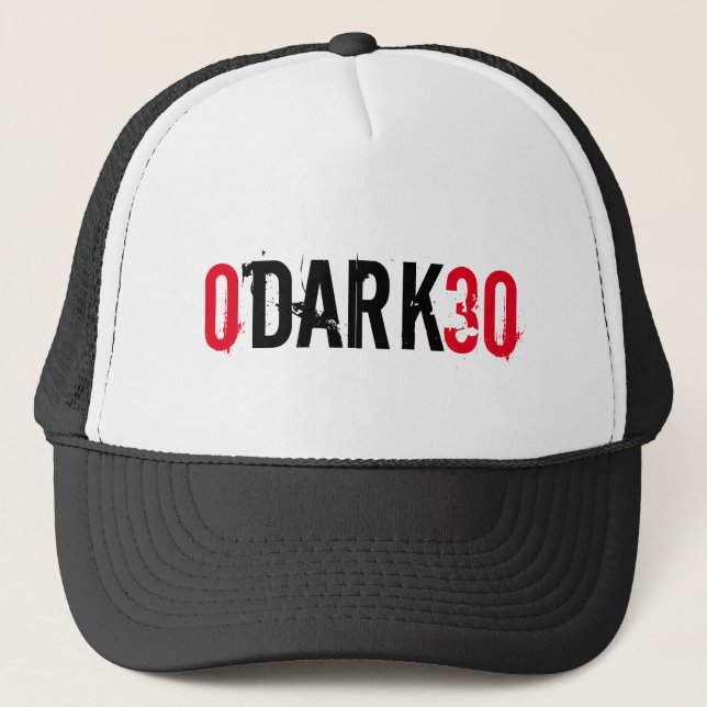 Gorra De Camionero 0 oscuridades cero treinta de la oscuridad 30 (Anverso)