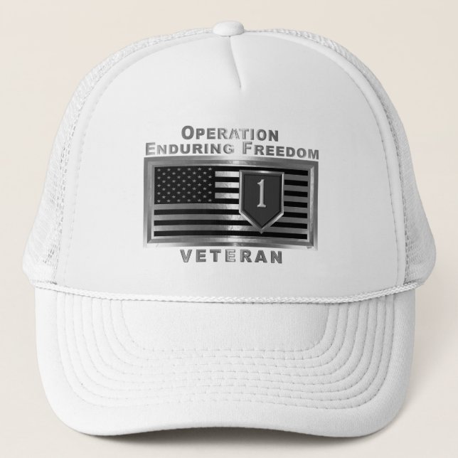 Gorra De Camionero 1ª División de Infantería Operación Libertad Durad (Anverso)