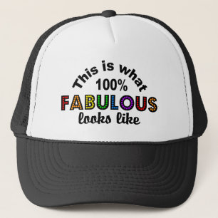Gorra De Camionero 100% FABULOUS hat - choose color
