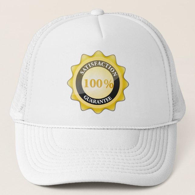 Gorra De Camionero 100% Gurantee de satisfacción (Anverso)