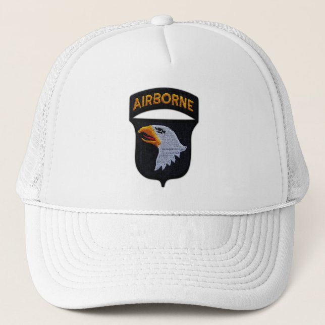 Gorra De Camionero 101ª División Aérea ABN Gritando Vets Águilas (Anverso)