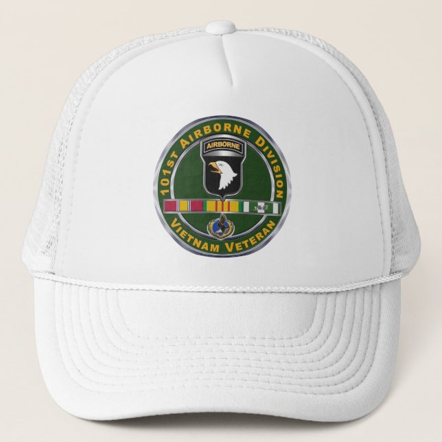 Gorra De Camionero 101ª División Aérea Vietnam Veterano (Anverso)