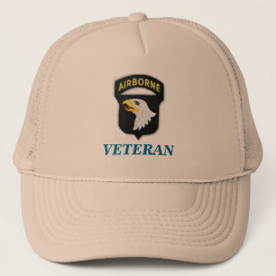 Gorra De Camionero 101ª unidad aérea de veteranos flash iraq parche v