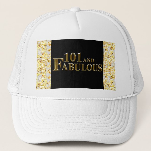 Gorra De Camionero 101 cumpleaños (Anverso)