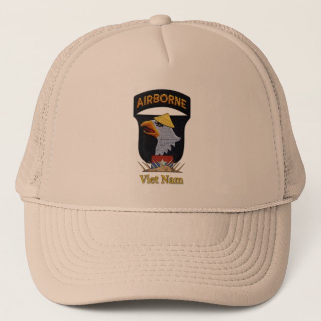 Gorra De Camionero 101 Votos ABN Vietnam War LRRPS (Anverso)