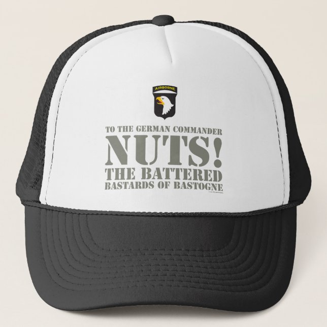 Gorra De Camionero ¡101o AEROTRANSPORTADO - NUECES! (Anverso)