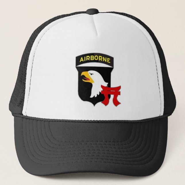 Gorra De Camionero 101ST AEROTRANSPORTADO CON la 187TH INFANTERÍA (Anverso)