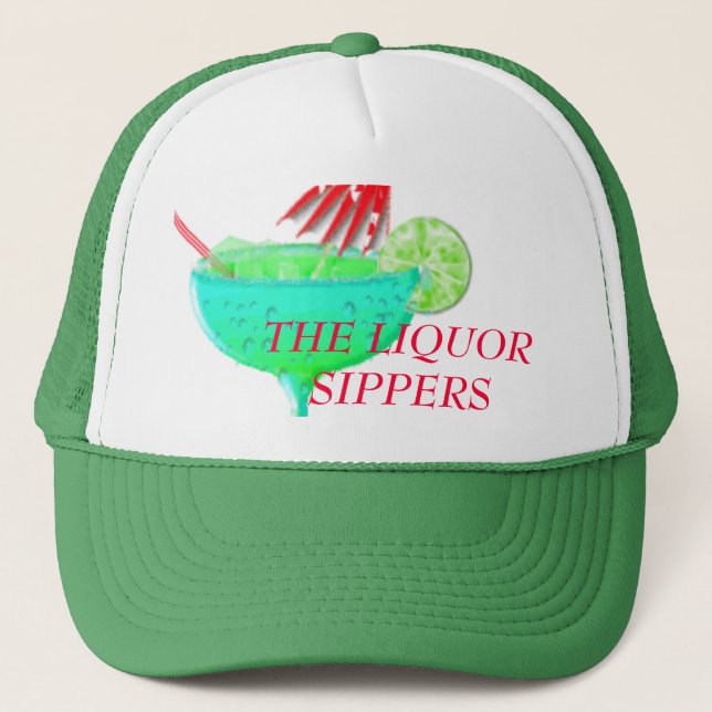 GORRA DE CAMIONERO 10, LOS SIPPERS DEL LICOR (Anverso)