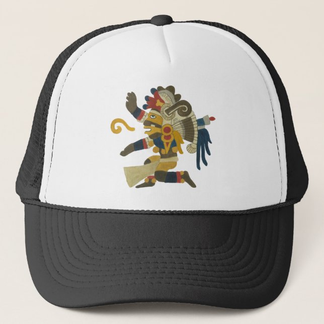 Gorra De Camionero 10.Tezcatlipoca - Mayan / Aztec Creator God (Anverso)