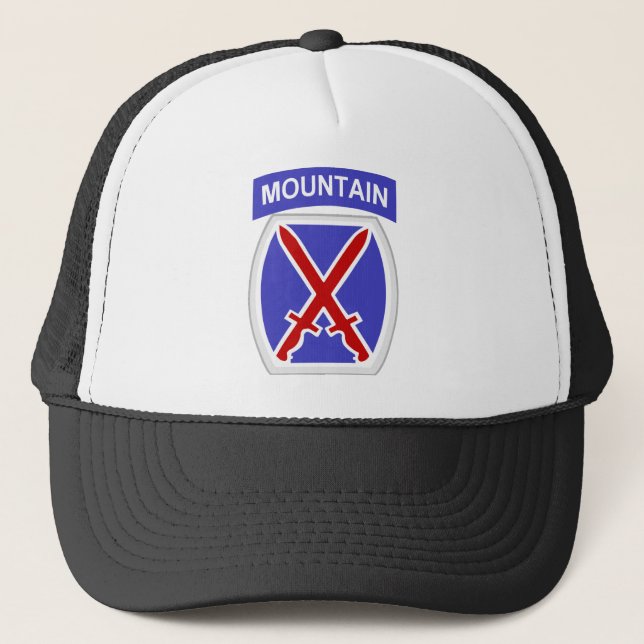 Gorra De Camionero 10mo División de la montaña (Anverso)